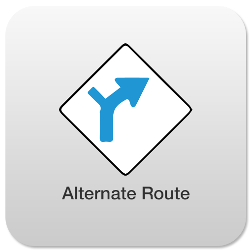 Alternate route logo